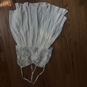 White, linen sun dress